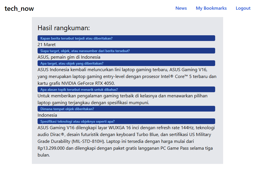 TechNows | Read, Save, and Summarize News
