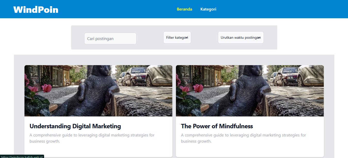 Windpoin CMS Portal & News Portal